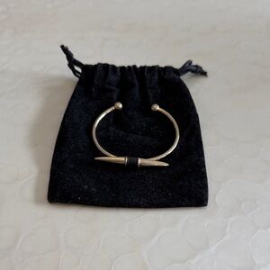SOLD Gold and Black Cuff Bracelet